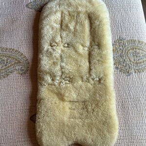 Cream Sheepskin Stroller Liner, Minidoka